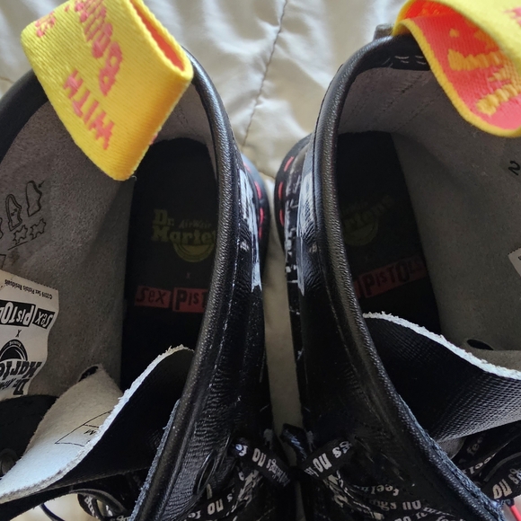 Dr. Martens Sex Pistols Vicious Size USL 10 USM9 UK8 EU42  Pre-owned - Picture 11 of 15